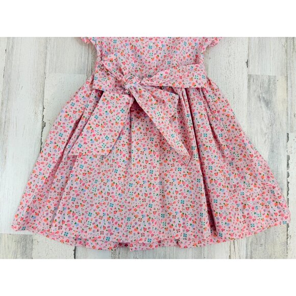 The Beaufort Bonnet Company Dottie Hart Smocked Dress Fall Fest Floral Girls 7 - Picture 9 of 11
